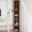 Brown, variant on Tall Narrow Bookshelf 6-Tier Bookcase,70.5" Skinny Thin Corner Shelf Slim Storage Cabinet,Wood DVD CD Media Cube Organizer Tower Rack for Small Spaces, Bedroom, Living Room, Office,White