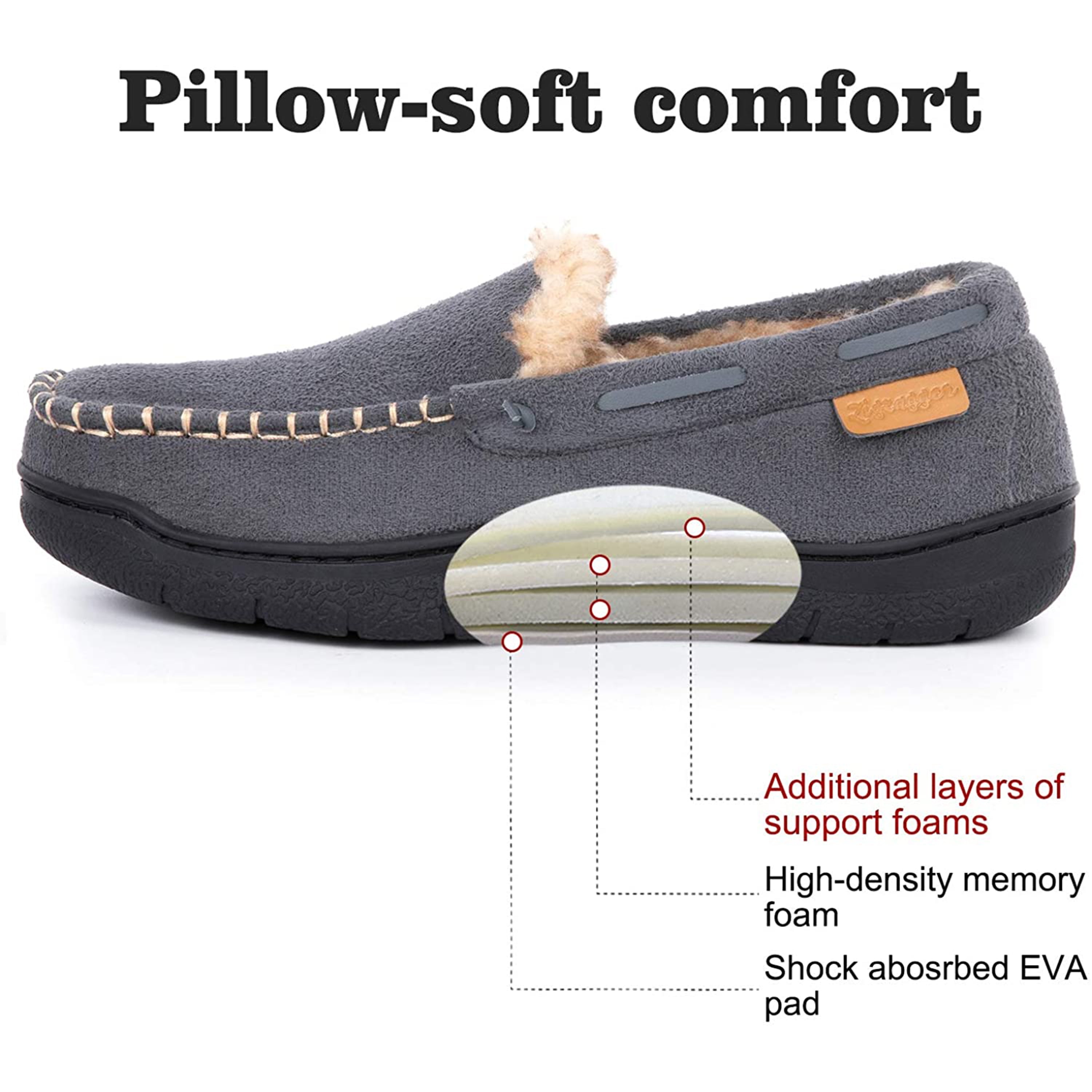 zigzagger men's slippers