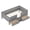 Gray, variant on Bellemave Full Size Montessori Low Floor Bed with Staircase and Guardrails, Bed with Bookshelves and 2 Drawers, No Box Spring Needed, Light Natural