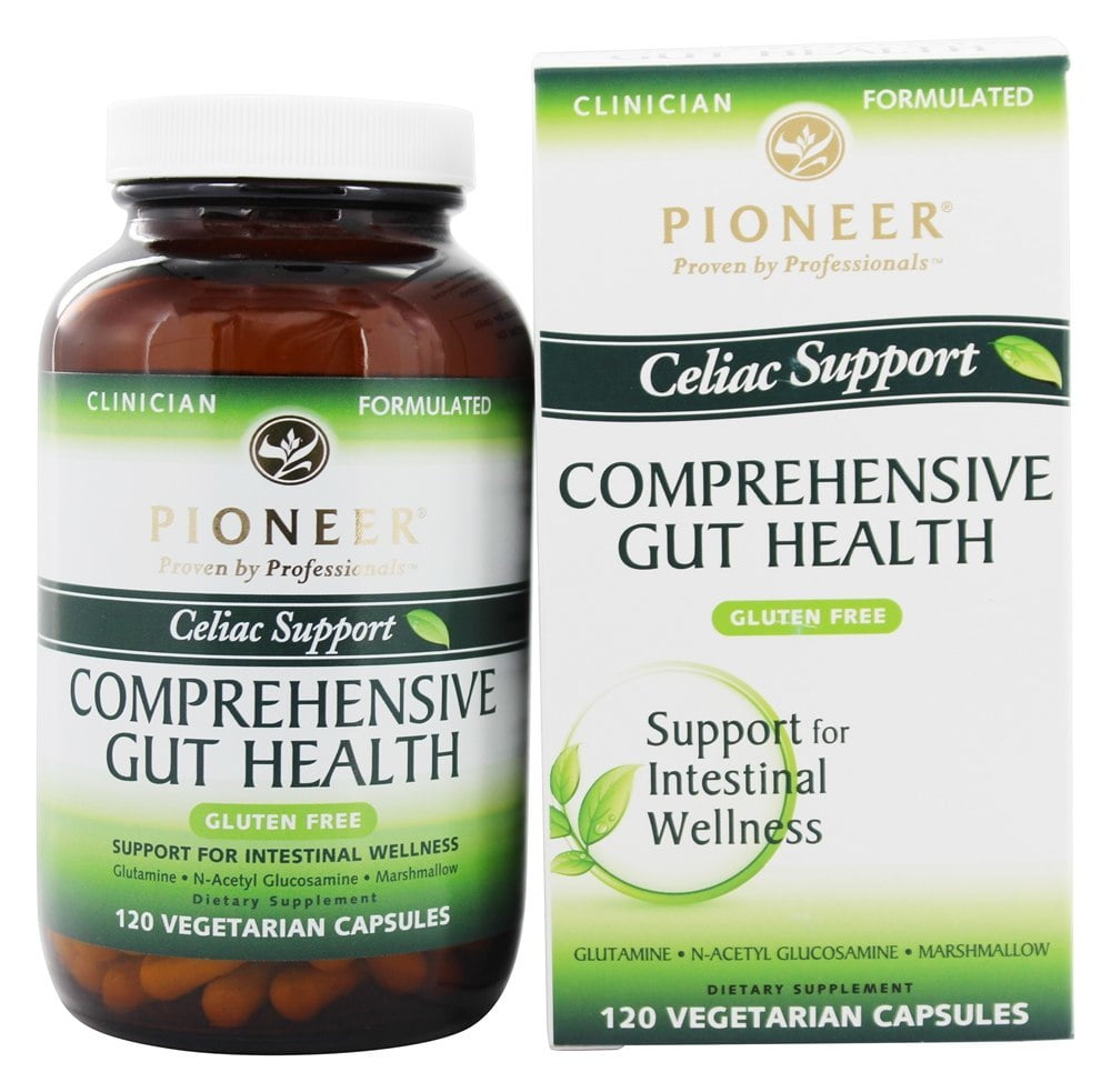 Pioneer - Celiac Support Comprehensive Gut Health - 120 ...