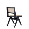 thumbnail image 4 of Manhattan Comfort Hamlet 17.72" Wood Dining Chair in Black (Set of 4), 4 of 7