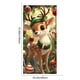 thumbnail image 3 of 180x90cmChristmas High-end Santa Claus Snowman Reindeer Polyester Material Decoration Door Curtain Hanging Decoration, 3 of 4