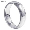 thumbnail image 2 of Men's Titanium ring gold Silver gold ring, 2 of 5