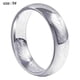 thumbnail image 2 of Anillo de titanio para hombre Anillo de oro plateado, 2 of 5
