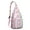Pink, variant on Rainbow Tie Dye Sling Backpack – Retro Boho Psychedelic Spiral Crossbody Daypack for Hiking, Festivals & Everyday Use