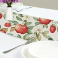 thumbnail image 4 of Yayeee Table Runner 70 inches Long Home Kitchen Dinning Party Decoration, Beige Apple Pattern, 4 of 7