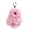 Pink, variant on Soft Cute Bunny Keychain Artificial Rabbit Fur Plush Fluffy Pom pom Key Ring for Women