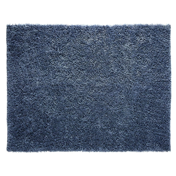 Chesapeake Merchandising Microfiber Shag Vintage Blue Rug (7'3" x 9'3")