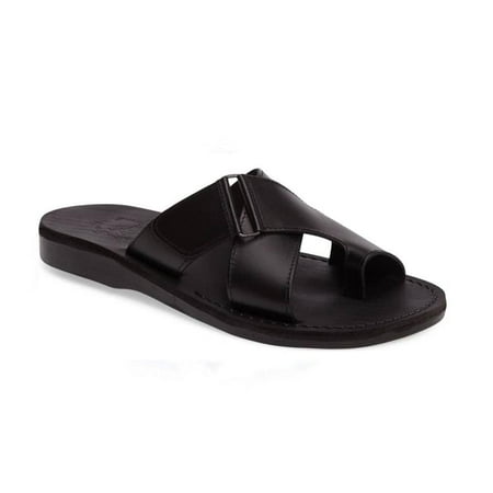 

Asher - Leather Slide On Sandal - Mens Sandals