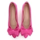 thumbnail image 4 of Zapatillas de ballet TN TANGNEST, a la moda, para mujer, con lazo, rosa y rojo, 4 of 7