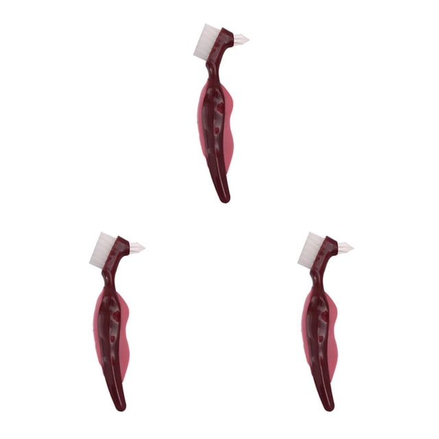 Seitruly Removedor de cepillo de postizos, herramienta de limpieza bucal de cara , plástico duro fácil de primera , suministros para el Type4 NO4