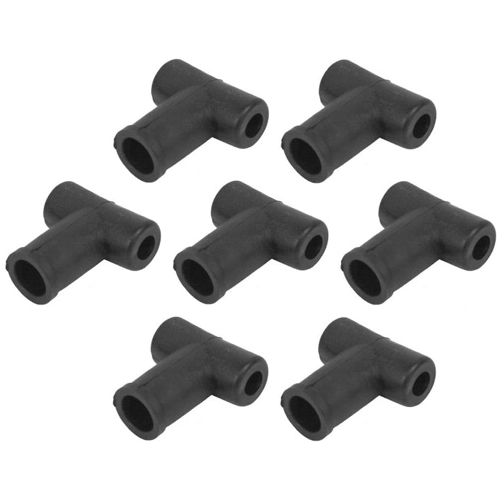 T23425 Pack of (7) Fuel Injection Return T Boots Fits John Deere 1020