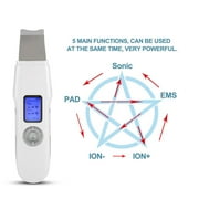 YLSHRF Skin Scrubber, Ultrasonic Skin Scrubber,EMS Ion Ultrasonic Facial Cleaner Skin Peeling Face Pores Deep Cleansing Cuticles Removal Scrub