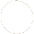 thumbnail image 2 of Auriga Fine Jewelry 14K Rose Gold-Filled 1 mm Cable Chain Necklace for Women 18", 2 of 3