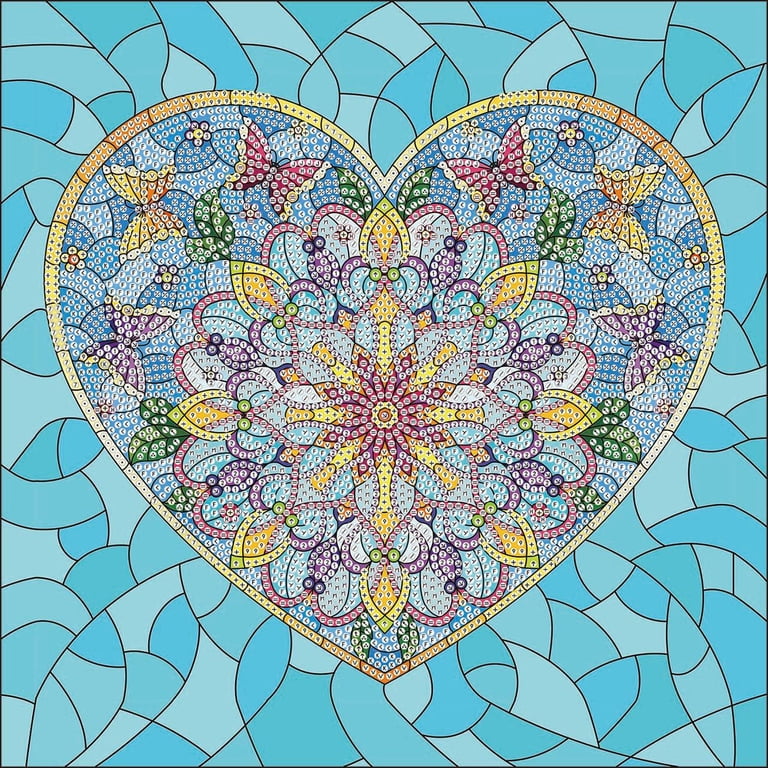 Diamond Dotz Stained Glass Heart Special Edition Kit photo 2