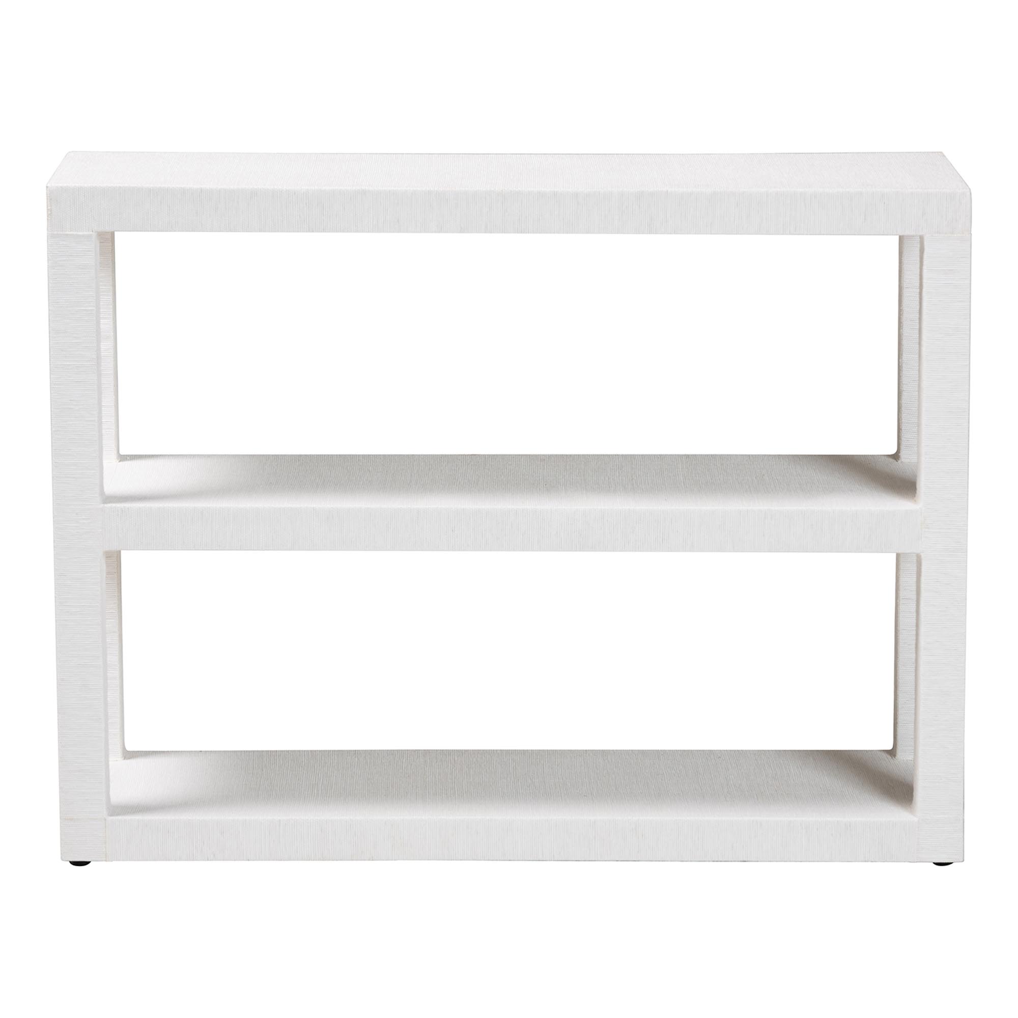 bali & pari Oaklynn Modern Luxe Bookshelf, 3-Tier, White