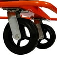 thumbnail image 4 of Acekid Heavy Duty Plasterboard Trolley Service Dolly, Drywall Cart with 2400 lbs Load Capacity, 8-Inch Rubber Wheels for Sheetrock Panel, Orange, 4 of 6