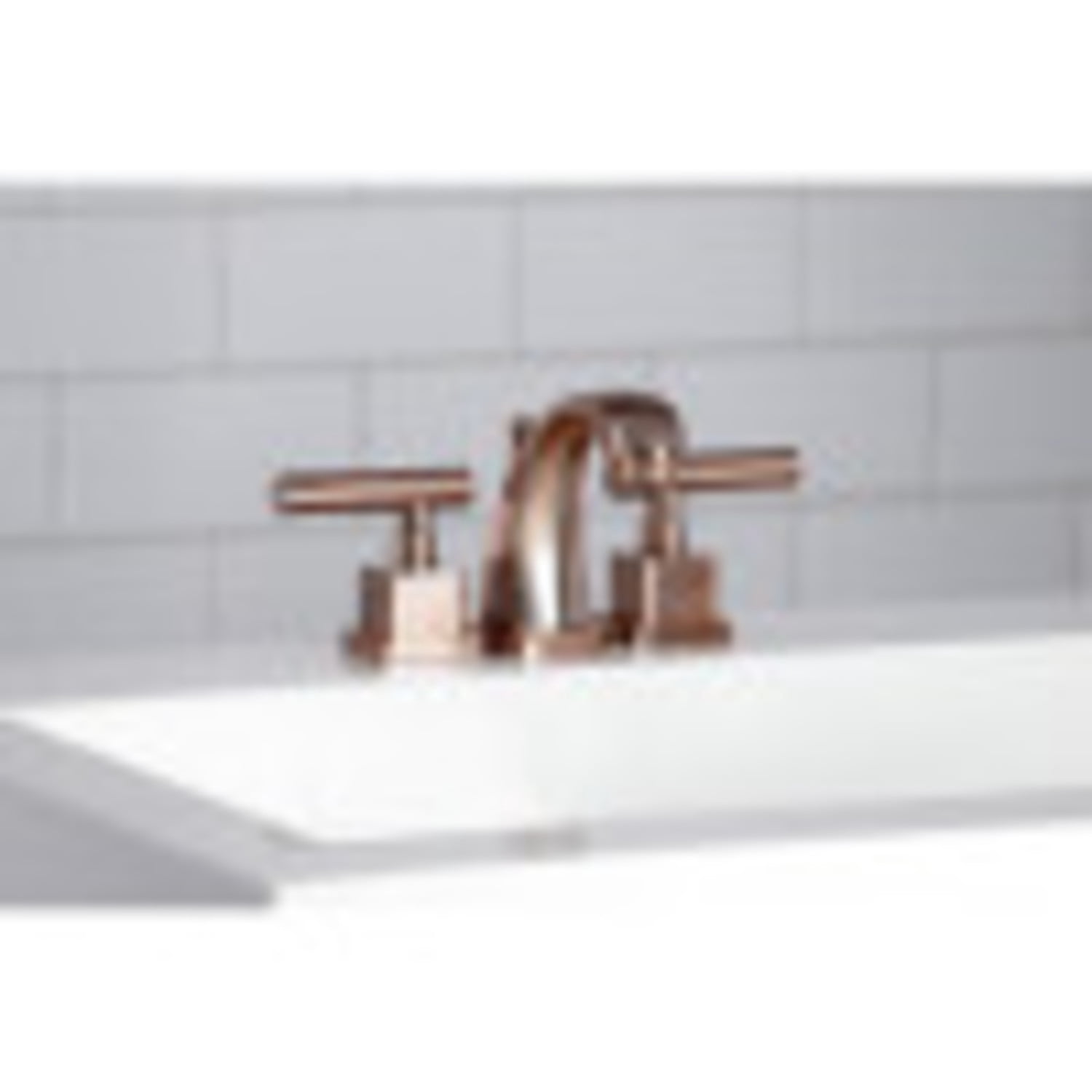 Kingston Brass KS494CQLAC Claremont 8 in. Widespread Bathroom Faucet, Antique Copper