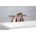 thumbnail image 2 of Kingston Brass KS494CQLAC Claremont 8 in. Widespread Bathroom Faucet, Antique Copper, 2 of 5