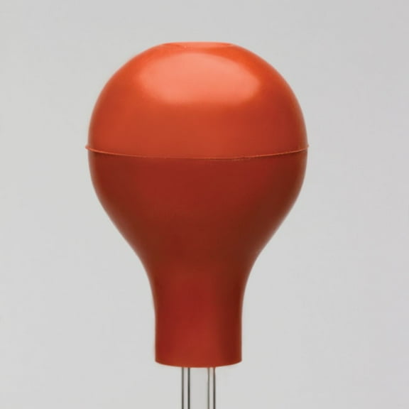 Rubber Bulb, Red, 1/2 Oz