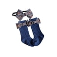 thumbnail image 3 of Yuemengxuan Kids Soft Sock Headwear Set, Floral Bowknot Medium Tube Socks+ Hairband, 3 of 3