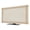 Beige, Sand, Tan, Mushroom, variant on Black Grid TV Cover for 50 Inch Screen, Stretch Fabric Dustproof TV Display Protector, Retro Minimalist Lines Stripes White Elastic Slipcover Monitor Cover for Indoor Desktop Computer 43.6"x24.5"