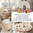 thumbnail image 5 of 8 Styles Wooden Beads with Face 20 mm Smile Face Wooden Bead Natural Wood Beads Round with Hole Pack of 80, 5 of 5