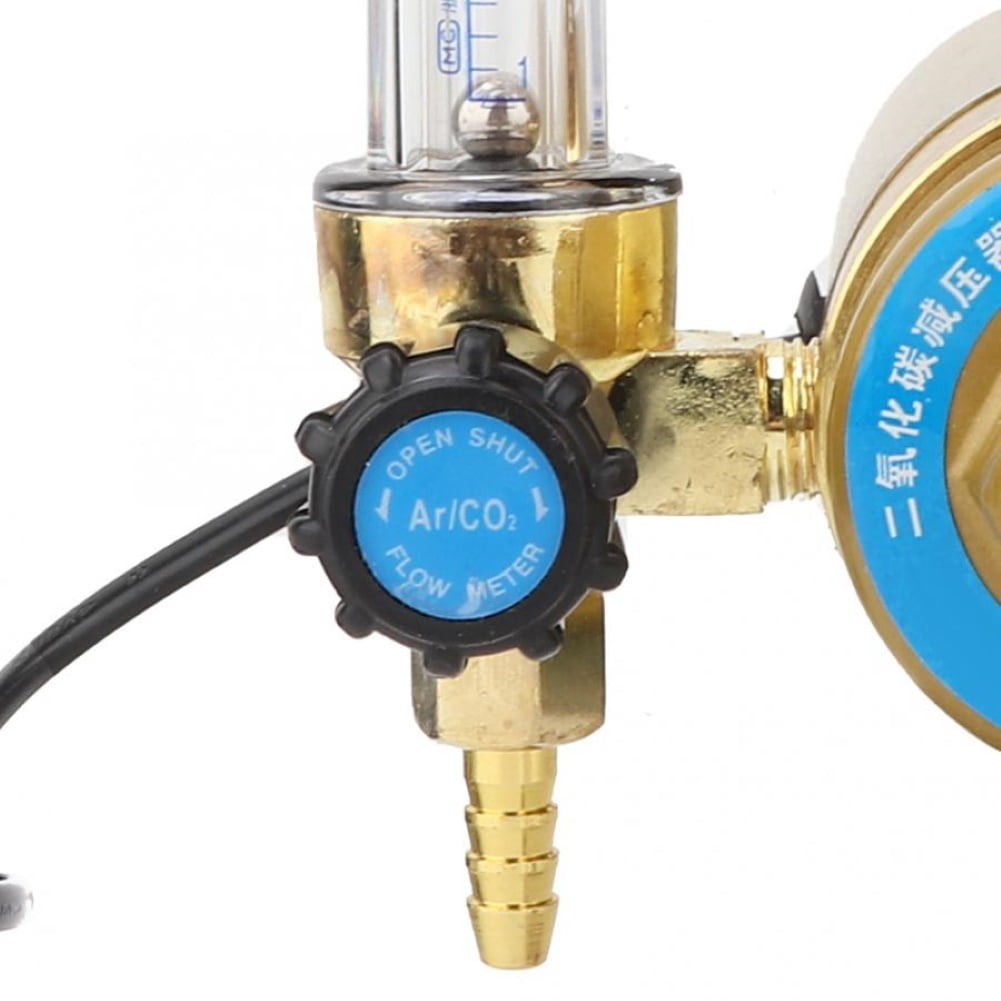 Naierhg 36/110/220V Electric Heated CO2 Pressure Regulator Carbon Dioxide Reducer Gauge