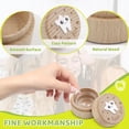 thumbnail image 4 of Wooden Tooth Fairy Box, Cute Tooth Fairy Tooth Holder, Tooth Fairy Kit with Tooth Fairy Coin and Transparent Storage Box, 3D Carved First Tooth Keepsake Box for Lost Teeth (Bowknot), 4 of 7