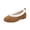 Brown, variant on Willtoo Ballet Flats for Women Fuzzy Cute Plush Slip On Ballerina Slippers Faux Fur Round Toe Casual Shoes Cozy Indoor Outdoor House Shoes