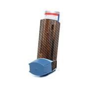 Carbon Fiber Skin Compatible With Ventolin HFA Asthma Inhaler Sticker Design Design Woody