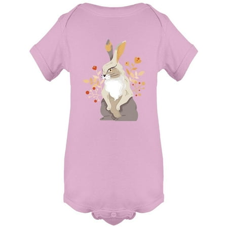 

Rabbit And Flowers Design Bodysuit Infant -Image by Shutterstock 24 Months