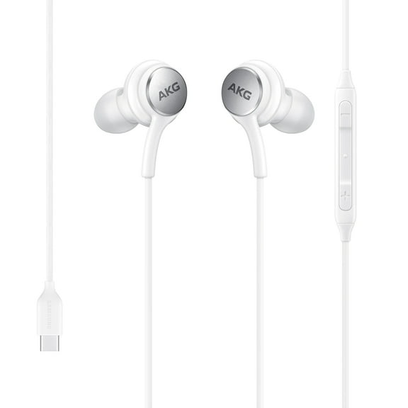Authentic AKG TYPE-C Earphones for Galaxy Tab S7 (2020) Tablets - Headphones USB-C Earbuds w Mic Headset White for Samsung Galaxy Tab S7 (2020)