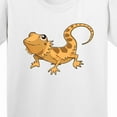 thumbnail image 4 of Inktastic Cute Smiling Bearded Dragon Youth T-Shirt, 4 of 5