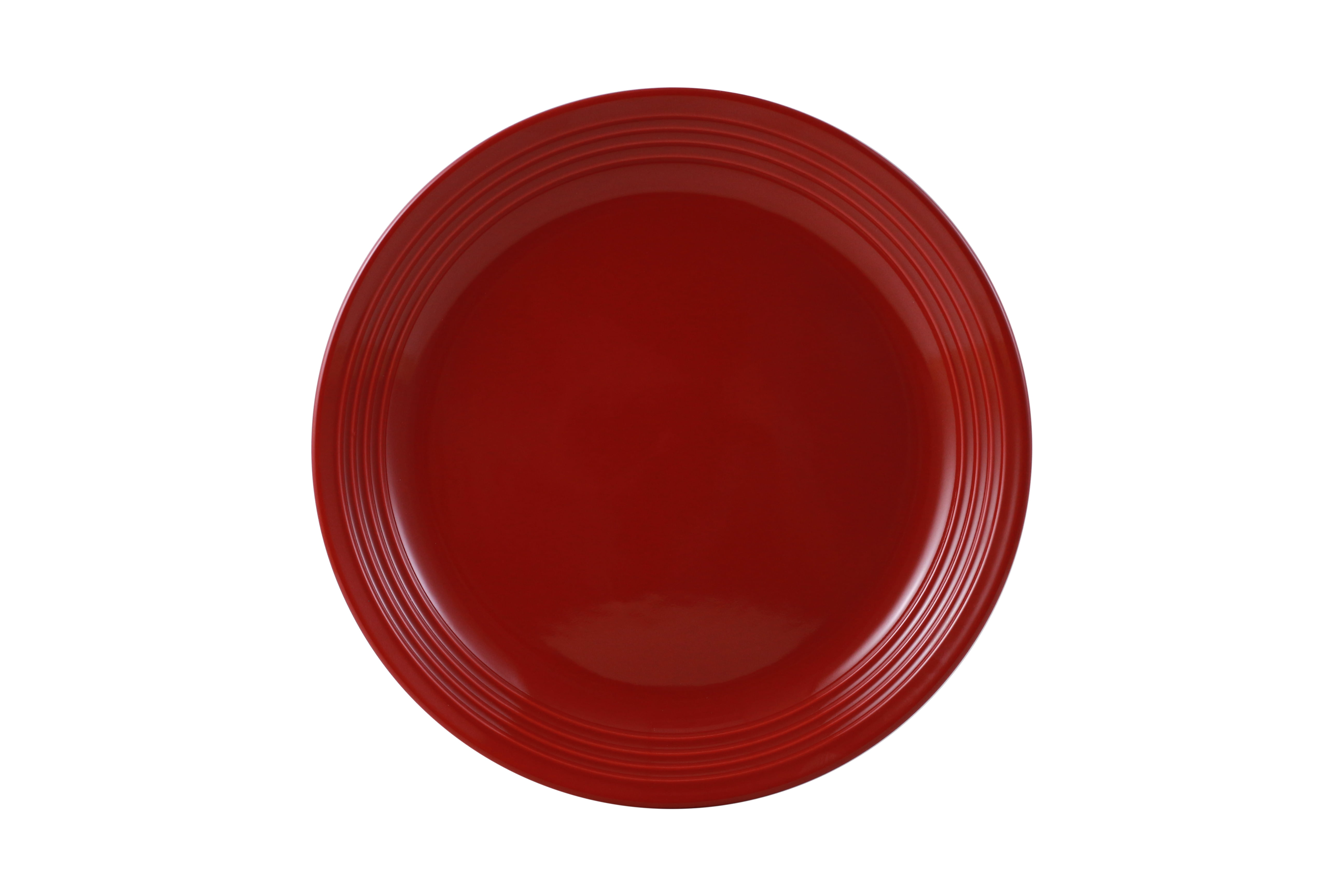 Mainstays Chiara Round Stoneware Red Salad Plate
