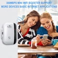 thumbnail image 1 of 300Mbps Mini Wifi Booster Wifi Repetidor Supportmore Dispositivos Aplicaciones básicas de Internet, 1 of 9