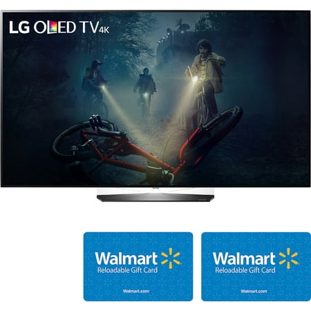 LG 65" Class 4K (2160P) Smart OLED TV (OLED65B7A) with BONUS $150 Walmart Gift Card
