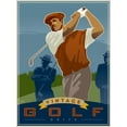 thumbnail image 2 of Si Huynh 25x32 Gallery Wrapped Canvas Wall Art Titled - Vintage Golf - Drive, 2 of 4