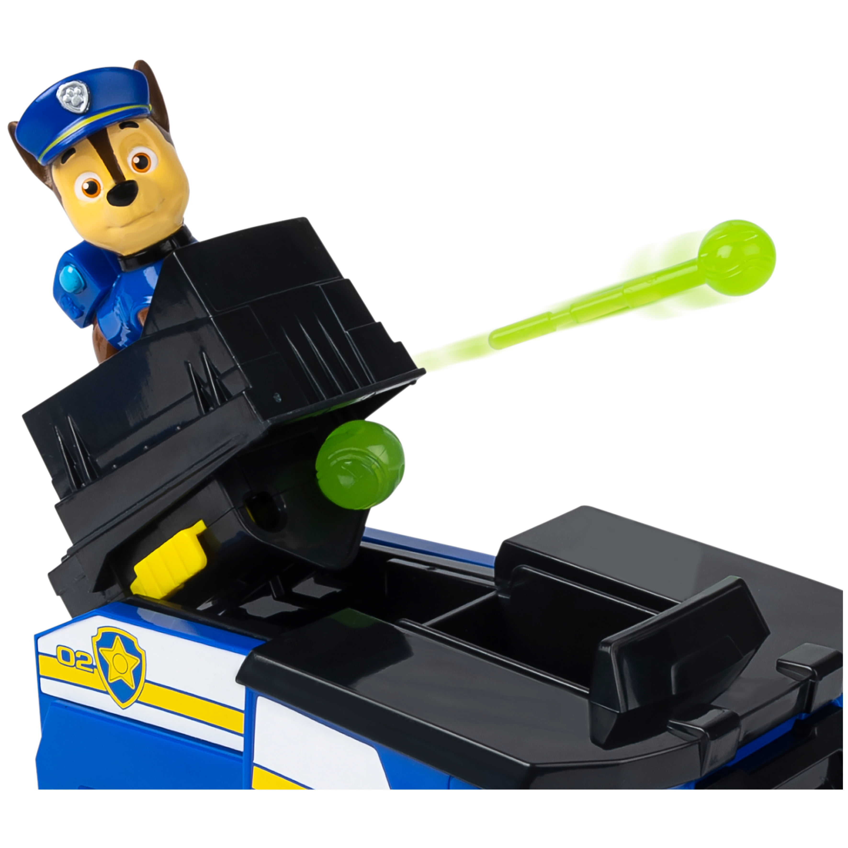 PAW Patrol, Chase Split-Second 2-in-1 Transforming Vehicle with Figure