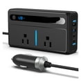 thumbnail image 1 of 300w Automobile Inverter 12v/24v to 110v Multifunctional Power Station Converter for Home, RV ,Rapid Cooling with Minimal Noise, 1 of 5