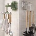 thumbnail image 2 of Kearding Gancho de almacenamiento flexible que se extiende para evitar resbalones Ganchos multiusos resistentes a caídas no adhesivos Organizadores de utensilios de cocina Blanco, 2 of 6