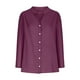thumbnail image 5 of Vestidos Casuales Para Mujer, Blusas De Mujer De Moda Blusa de verano para mujer con cuello en V, manga larga, botones sueltos y lino, 5 of 7