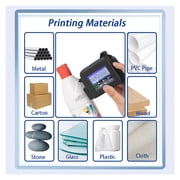 12.7MM Portable Coder Handheld Inkjet Printer For Text QR Barcode Batch Number Logo Date Label With Fast-Dry Ink