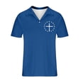 thumbnail image 5 of BRGZLK Men's Polo Shirt Short Sleeve Faith Cross Jesus Christian Shirt Solid Lapel Button Up Casual Fashion Top Sports Workout T-Shirt, 5 of 6