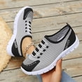 thumbnail image 6 of Willtoo Women's Slip-On Sneaker Breathable Mesh Tennis Shoes Light Weight Weaving Shoes, 6 of 7
