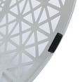 thumbnail image 5 of Iron Outdoor Patio Side Table with Solar Powered Light, White, 5 of 6