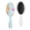 White-237, variant on Cute Cartoon Crab Hair Brush with Tropical Sea Life and Nautical Marine Ocean Theme, Watercolor Crab Pattern Paddle Brush for Wet and Dry Hair