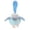 Sky Blue#001, variant on Soft Plush Bird Toy with Night Light for Kids Room Decoration and Keychain Hanging Accessory, Cute Animal Stuffed Doll for Children Bedroom Gift and Travel Companion