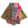 thumbnail image 6 of Pink Cheetah Collage Vibrant Wildcats Blanket Oversized Wearable Hooded Blanket Warm Throw Blanket Buttons Sweatshirt For Women Men Teens Flannel, 6 of 8