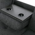 thumbnail image 4 of L-Shaped Modular Sectional Sofa with Ottoman Storage & Nail-Head Trim – Reversible Cup Holder Console, Multi-Functional Living Room Furniture, 4 of 4